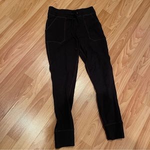 Abercrombie fitted black jogger pants
